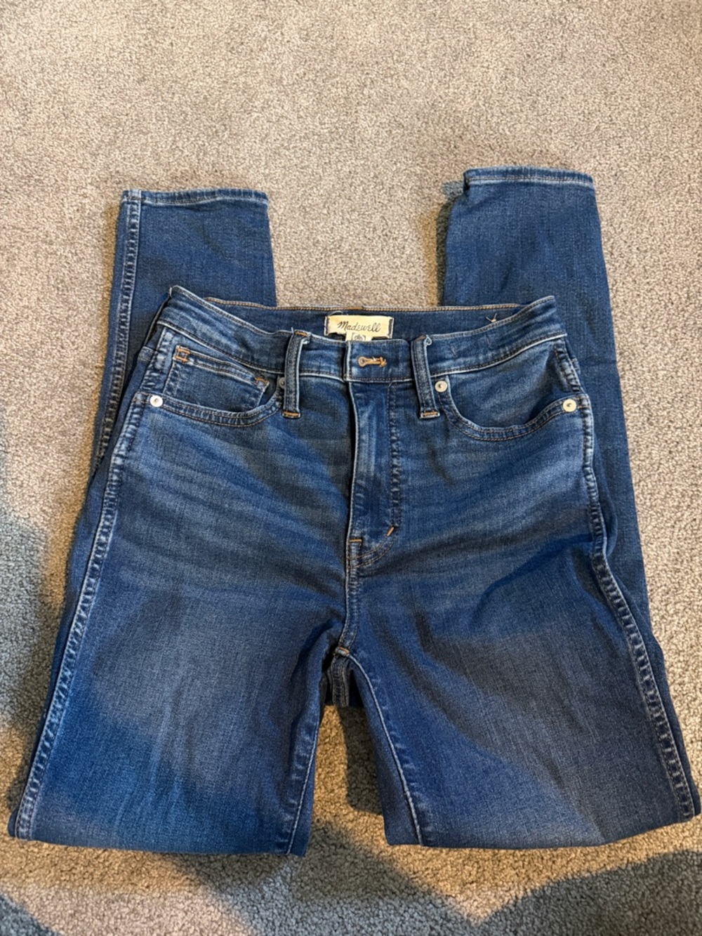 Madewell 10” High Rise Skinny Jeans Size 26
